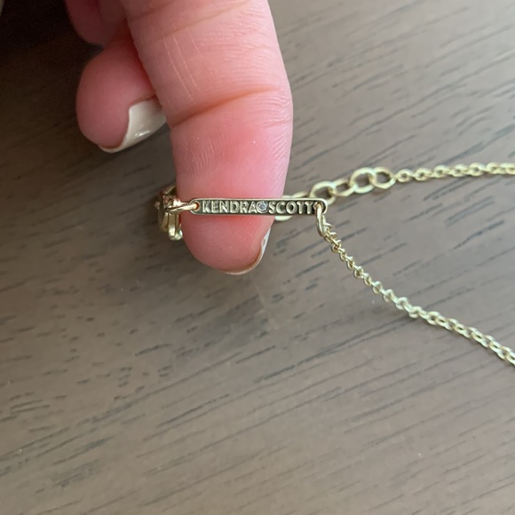 Kendra Scott Elisa gold necklace with dichroic glass - Picture 3 of 3